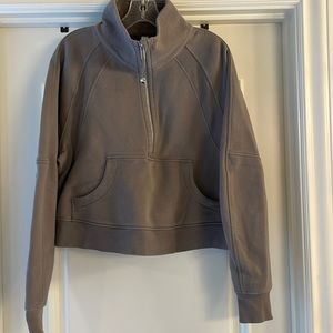 Lululemon Scuba Funnel Neck Half Zip size M/L